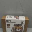 Rolife Coffee Shop Miniature Dollhouse Kit with LED Lights - DIY Crafts for Adults, Birthday Gifts and Hobbies