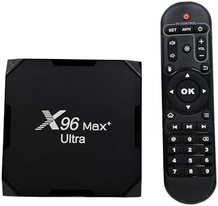 4GB 64GB X96 Max Plus Ultra TV Box Android 11 Amlogic S905X4 2.4G/5GHz Dual WiFi BT4.0 USB3.0 Support AV1 H.265 8K 24fps 4K 60fps HDR Box