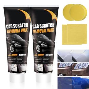 Upgraded Car Scratch Remover Polishing Wax,Cars Scratch Repair Paste with Wipe and Sponge,Car Paint Scratchs Repair Kit for Deep Scratches,Scratch Remover for Vehicles,Car Paint Polishing&Restore (002)