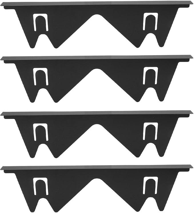 4Pcs Stainless Steel Stove Counter Gap Cover, Adjustable Stove Gap Filler Cover, 13.8 to 27.6in Extendable Kitchen Stove Gap Guard with Smooth Edges for Oven Countertop