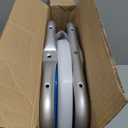 Vaunn Medical Tool-Free Assembly Adjustable Swivel Shower Stool Seat Bench with Anti-Slip Rubber Tips for Safety and Stability