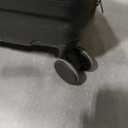 U.S. Traveler Boren Polycarbonate Hardside Rugged Travel Suitcase Luggage with 8 Spinner Wheels, Aluminum Handle, Black, Checked-Large 30-Inch