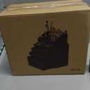 READAEER Makeup Organizer 3 Pieces Cosmetic Storage Case with 6 Drawers (Black)