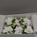 Ling's Moment 6pcs Wedding Wrist Corsage Artificial Flowers, Girl/Mother Homecoming Prom Corsages Wristlet Dcor, etc. White Lily Valley