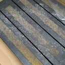 Adjustable Height Aluminum RV Step, Stable Foldable Platform Step Stool, Supports Up to 1,000 lb, Non-Slip Rubber Feet and Platform Mat, Easy to Carry (Black)