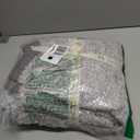 Amlie Home Knit Throw Blanket for Couch, Super Soft Cozy Fuzzy Plush Throws for Sofa, 50" x 60", Heather Grey