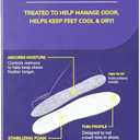 Dr Scholls Go Sockless! Cushioning Insoles for Women Men Unisex, 3 Pairs, Trim to Fit - Absorbs Moisture to Keep Feet Dry, Shoe Inserts for Women Men with Plush Terry Cloth Layer for Added Comfort