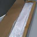 Cordless Vinyl Mini L Blinds 26" W x 72" H, 1" Slat White Horizontal Windows L Blind for Door, Shades, Camper, Light Filtering, Interiors, Arrive 1/2 Inch Narrower Indoor