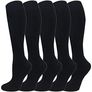 Warm Knee High Socks for Women-Thermal Cotton Socks for Hiking,Work,Winter,Gifts, 6-8