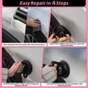 Car Dent Puller, 8 Packs Dent Remover Tool for Car Dent Repair, Versatile Suction Cups Puller with Strong Suction & Effortless Handle for Auto Body, Glass, Fridge, Tile Lifting & Objects Moving
