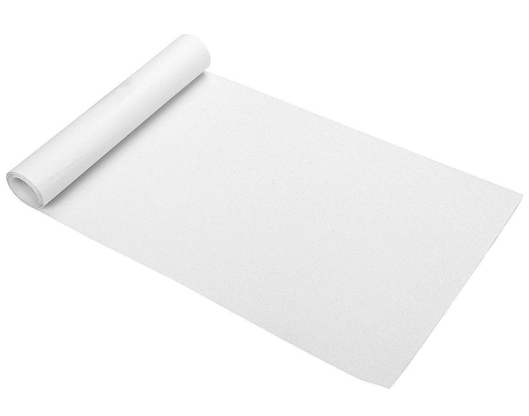 ZUEXT 11" x 50" Clear Skateboard Grip Tape, Waterproof Scooter Griptape, Longboard Grip Tape, Anti Slip Bubble Free Transparent Griptape for Rollerboard Stairs Pedal Wheelchair Step (125x27cm)