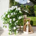 Nearly Natural 41in. UV Resistant Artificial Hydrangea Hanging Plant (Indoor/Outdoor) - Set of 2