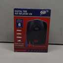 Avid Power 12V DC Air Compressor w/Digital Pressure Gauge, Car Tire Pump w/LED Light, Auto Shut-Off Tire Inflator for Car, Bicycles, Balls and Other Inflatables (Medium, Red)