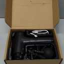 OLsky Massage Gun Deep Tissue, Handheld Electric Muscle Massager, High Intensity Percussion Massage Device for Pain Relief with 9 Attachments & 30 Speed(Black