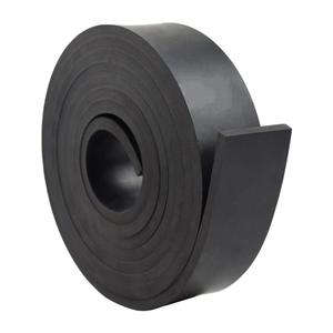 DEVNOL Neoprene Rubber Strip 1/4 (.250)" Thick X 2" Wide X 10'Long Grade 65A for Gasket, Surface Protection, Sealing