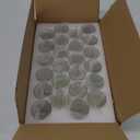 24Pcs Clear Votive Candle Holders, Glass Tea Lights Candle Holder