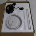 Fanbulous 42 In Outdoor Ceiling Fan Hanging Fan Ceiling Fans with Light, Remote, Outdoor Plug in, IP65 Waterproof, Wet Rated, 6 Speed, 3CCT, for Patios, for Outside Porch, Gazebo,White