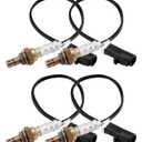 Oxygen Sensor Upstream Downstream O2 Sensor 4Pcs | Compatible with Ford F150 F250 Ranger Expedition Explorer Escape, Mazda Tribute, Lincoln & More | Replace# 15717, 15716, 15664, ZZC318861