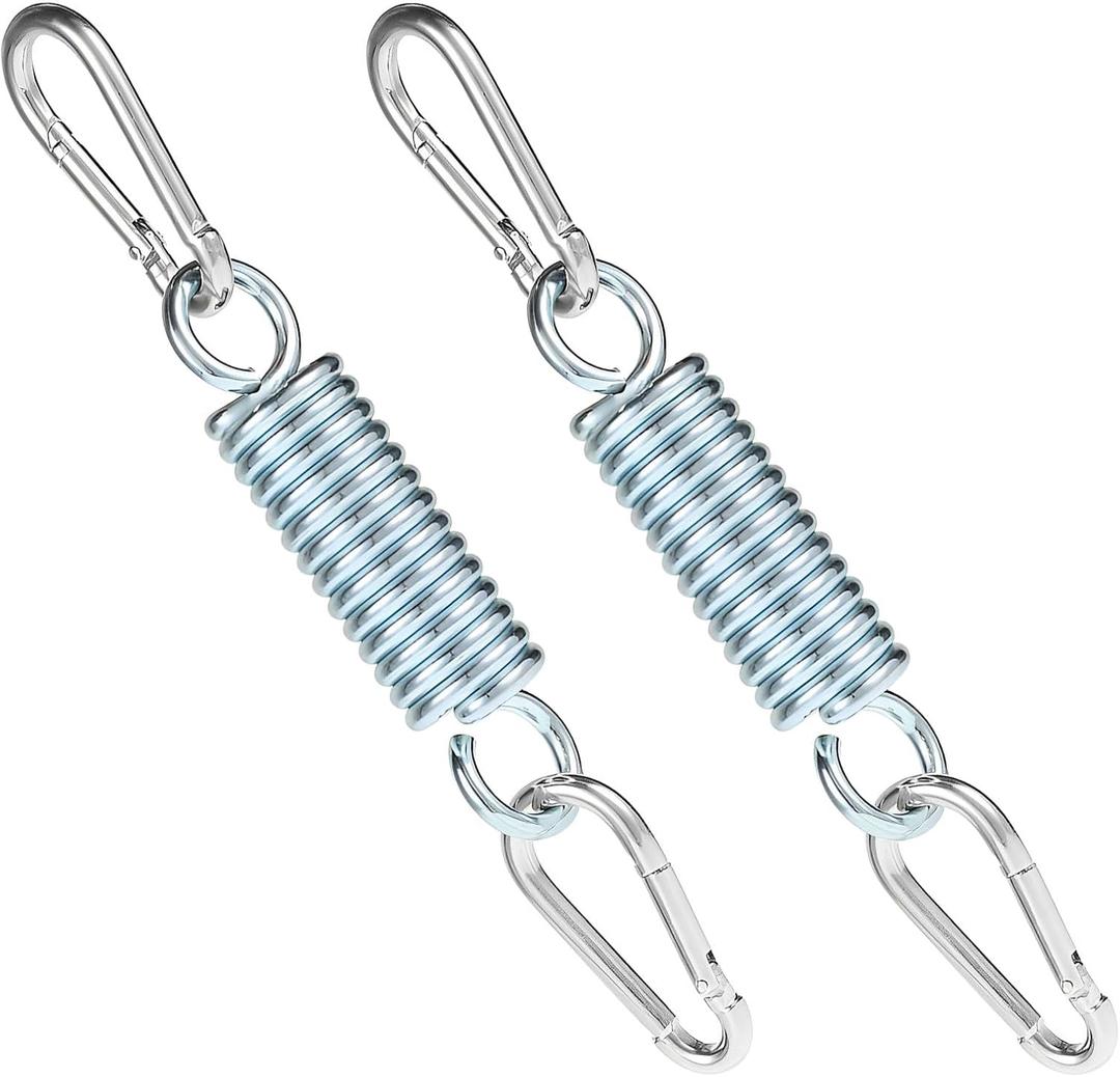 2Pack Porch Swing Springs Heavy Duty 1100lbs Heavy Bag Spring 12.2in Steel Porch Swing Spring