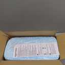 Amazon Basics Leak-Proof Dog and Puppy Potty Training Pee Pads with Quick-Dry 5-Layer Super Absorbent Design, Regular Size 22 x 22 inch, Blue & White, 100 Count