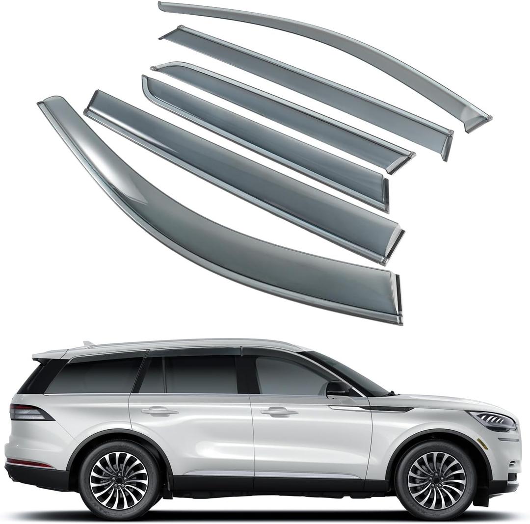 Window Visors Rain Guards for Lincoln Aviator 2020-2026 Window Vent Visor