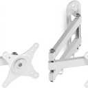 Suptek TV Wall Mount Swivel Tilt Rotation Full Motion Adjustable Articulating for Most 15-32 inch LED, LCD Monitor Wall Mount VESA 75,100, White, 2 Packs (MA2720W-2)