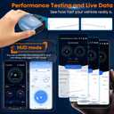 5 x AMTIFO Bluetooth OBD2 Scanner Wireless - Auto-Connect, Clear Engine Codes, Live Data & Performance Monitoring, Works with iOS/Android - Vehicle Diagnostic Tool for Car Owners & DIY Enthusiasts