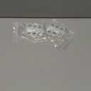 Welnove Hammer Toe Crests Straightener 4 Pcs Gel Toe Support Pads Cushion Relief for Overlapping-Curled-Hammer-Claw Toes, 3 Loop Design, White