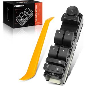A-Premium Master Power Window Switch Compatible with Chevrolet Silverado 1500, Silverado 2500 HD, Tahoe, Suburban 2500, Avalanche & GMC Sierra 3500 HD, Yukon XL 1500 & Cadillac Escalade ESV EXT