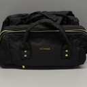 LOVEVOOK Teacher Tote Bag for Women Work, Laptop Bag Work Tote Bag Nurse Bags With Large Cup Holder, Professional Computer Briefcase Business Large Purses Handbag, Diaper Bag Mother Gift, Black