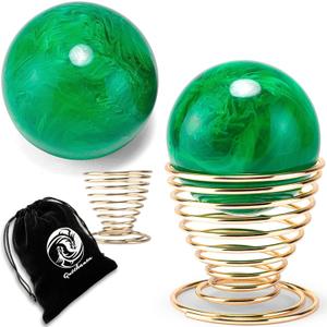 Hand Exercise Baoding Balls - Massage Therapy (Green)