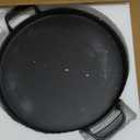 Hisencn 7421 Gourmet BBQ System Griddle for Weber 22 1/2 inch Charcoal Grill, Cast Iron 12" Griddle Pan for Weber Original Kettle Premium 22.5'' Smokers, Performer Premium Grill