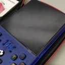 R36MAX Retro Handheld Game Console, 4.0 Inch IPS Screen, 64GB Memory, Portable Arcade Video Gaming Console Gift for Adults, Lake Blue