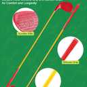 HOTWIND Backyard Golf Game Clubs with 5”x 3.5” Oversize Heads and 36” Lightweight Carbon Shaft for Adults Play Outdoor Golf Yard Game in Grass Parks and Yards Hit Plastic and Foam Balls, 2 Pack