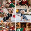 Dog Christmas Sweater, Soft Warm Pet Clothes Coat for Small Medium Large Dogs and Cats Boy Girl, Fall Cozy Holiday Turtleneck Knitting Collar Pullover Pup Outfit Costume for Thanksgiving New Year (Blue Pattern 2)
