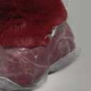 YRXRUS Heart Pillows, Love Heart Shaped Pillow, Small Cute Wine Red Heart Pillows for Gifts, Faux Rabbit Throw Pillows for Her, Kids, Girls Home Decoration, 10X11 Inch