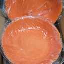 Rustic Melamine 130 OZ Serving Bowls,13.75 Durable Extra Large Melamine Pasta,Salad Serving Bowls, Set of 2, Large Fruit Bowls for Entertaining, Dishwasher Safe, Orange (13.75 inches)