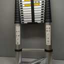 JADDUO Telescoping Ladder,22.9 FT Extension Ladder,Aluminum Lightweight Telescopic Ladder with 2 Triangle Stabilizers