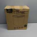 M MCIRCO Extra Large 7qt / 6.5L/220oz Tall Food Storage Containers, WIDE & DEEP, 4-Piece Plastic Airtight Kitchen Pantry Storage Containers for Flour, Sugar, with 4 Measuring Cups,20 Labels