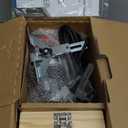 AVID POWER 6.5 Amp 1.25 HP Compact Router Tools for Woodworking, Fixed Base Wood Router with Trim Router Bits, 6 Variable Speeds, Edge Guide, Roller Guide, Dust Hood (Red, 65mm)