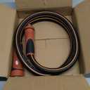 Giraffe Tools Garden Leader Hose 5/8 inch x 5ft, Short Water Hose Heavy Duty, Flexible, Lightweight Hybrid Hose with Swivel Handle, Male to Female Fittings