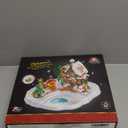 2025 Christmas Gingerbread House Building Set with Magnetic Interactive Base, 656PCS Holiday Village Building Block with Music Toy, Movable Santa, Xmas Tree,Sleigh, Gifts for Adults Kids Girls Boys 6+