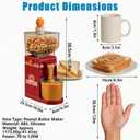 Peanut Butter Maker Home Electric Grain Grinder Anti Slip Sesame Sauce Mill Nut Butter Machine for Groundnut Almonds Cashews Hazelnuts EU Plug 220V Rechargeable Coffee Beans