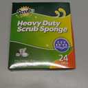 (24 Pack) Heavy Duty Scrub Sponges by SCRUBIT  Kitchen Dish, Sink and Bathroom Cleaning Scrubber Sponge - with Non-Smell Scouring Pad [New Packaging]