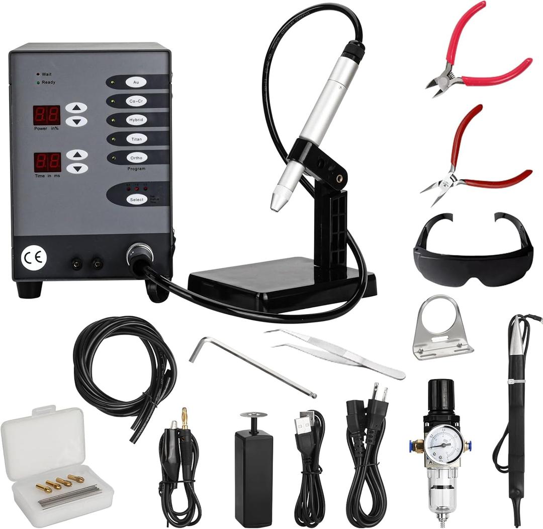 Welder for Permanent Jewelry - 100a Permanent Jewelry Welder,110v Welding Machine Jewelry,Pulse Arc Welder Permanent Jewelry (Blackish)