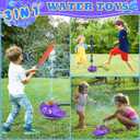 3 in 1 Water Baseball Summer Toys Sprinkler for Kids, Toddler Outdoor Toys Sprinklers for Yard with 2 Sprinkler Heads, 360 Roating Water Toys Attache to Garden Hose Backyard Pool Party Outdoor Games