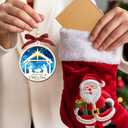 HEXMOZ Nativity Scene Christmas Ornaments - Catholic Religious Gifts for Women, Men - Christian Ornaments for Christmas Tree, Nativity Decorations Festive Faith Ideas - Xmas Holiday Ornaments 2025