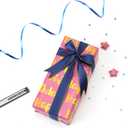 5 x Birthday Wrapping Paper Roll, Mini Roll-17 Inches * 32.8 Feet, Wrap Paper for Girls Women Grandma, for Birthdays, Kid's Birthday Party, Baby Girl, Baby Shower, Newborn, New Moms or Parents, 1 Roll