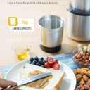 SHARDOR Electric Coffee Grinder Herb Blade Grinder Spices Grinder with 2 Removable Stainless Steel Bowls, Silver