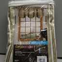 Stylemaster Windsor Scalloped Layered Valance - Linen Color, size 55"×17"